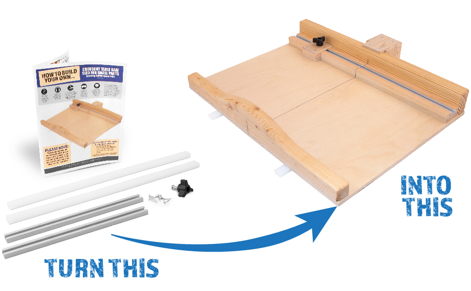 DIY Table Saw Crosscut Sled Kit