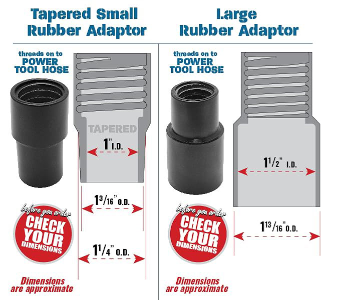 10' Power Tool Hose Kit with 5 Adapter Fittings