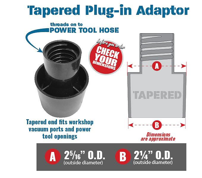 10' Power Tool Hose Kit with 5 Adapter Fittings