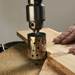 Microplane 2" Rotary Shaper in Use