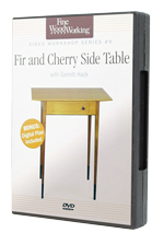 Fir and Cherry Side Table
