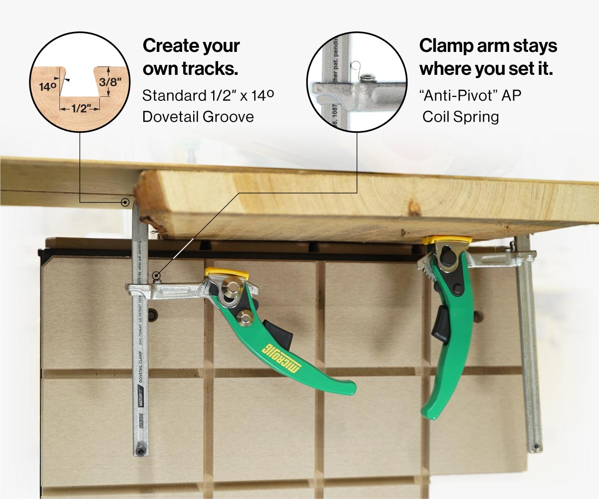 MATCHFIT Dovetail Ratchet Clamp AP