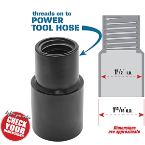 Heavy Duty Clear PVC Flex Hose with 2 Hose Clamps