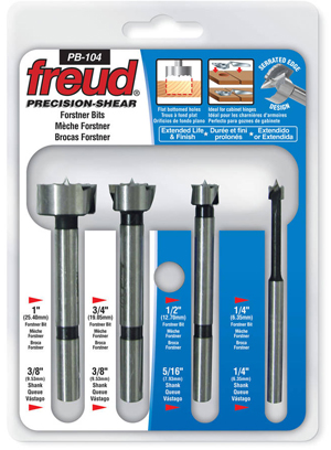 Freud® 4 Piece Precision Shear™ Forstner Bit Set - PB-104
