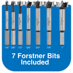 Stone Mountain 7 Piece Forstner Bit Set