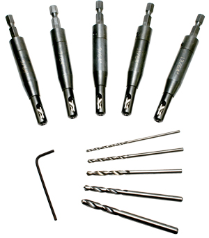 Premium 10 pc Self Centering Drill Bit Set