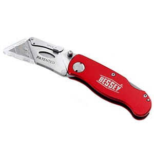 Folding Locking Utility Knife - Aluminum Handle