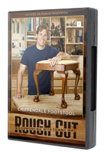 Rough Cut - Chippendale Footstool